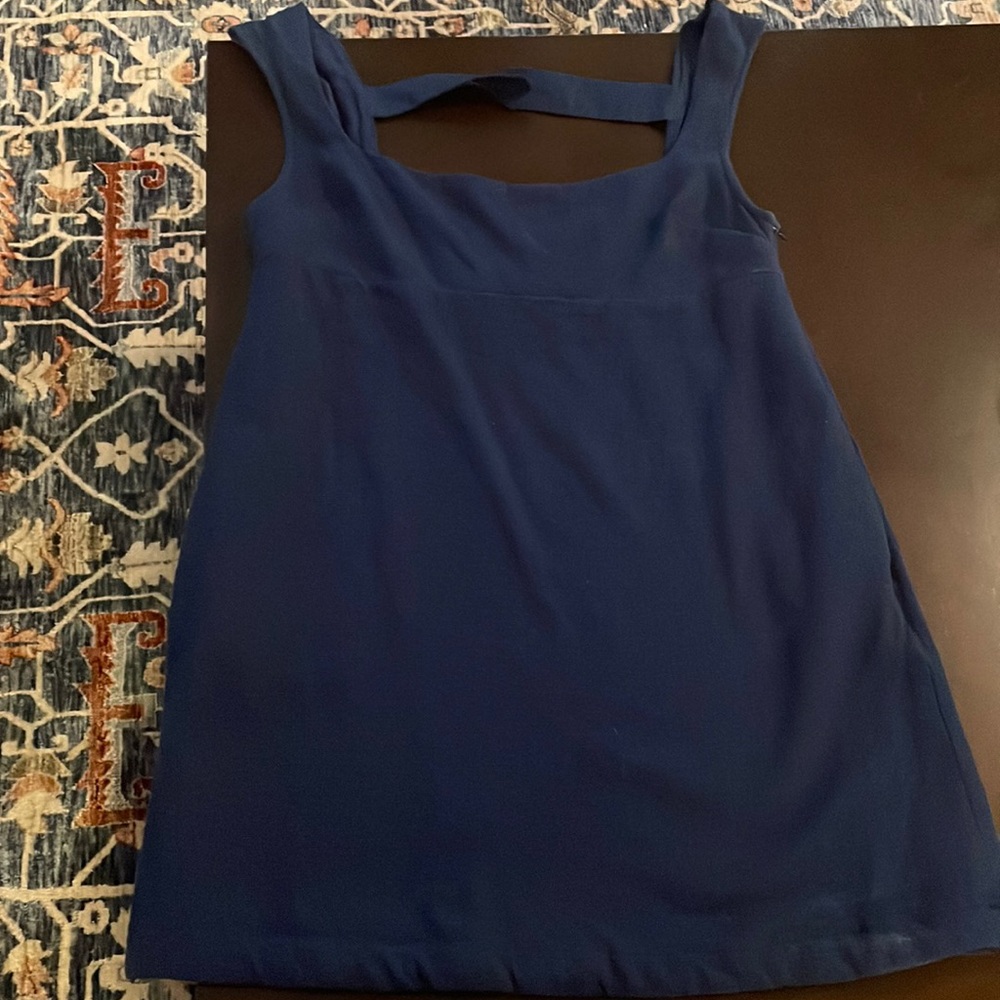 Maeve by Anthropologie size 16 navy blue shift dress with pockets